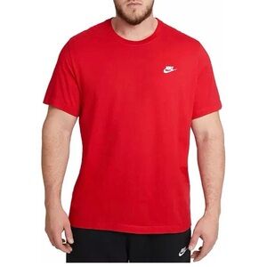Nike Men's Bold Red Short Sleeve Tee